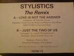 Stylistics, The - Love Is Not The Answer (The Remix) - Virgin - Disco