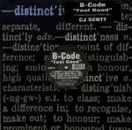 B-Code - Feel Good - Distinct'ive Records - UK House