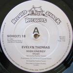Evelyn Thomas - High Energy - Record Shack Records - Disco