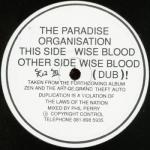 Paradise Organisation - Wise Blood - Not On Label - Progressive