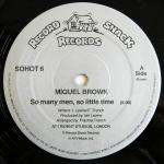 Miquel Brown - So Many Men, So Little Time - Record Shack Records - Disco