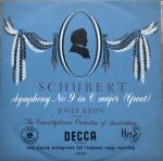 Franz Schubert, Josef Krips & Concertgebouworkest - Symphony No. 9 In C Major (Great) - Decca - Classical