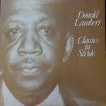 Donald Lambert - Classics In Stride - Pumpkin Productions - Jazz