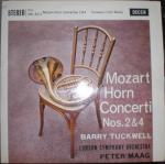 Wolfgang Amadeus Mozart, Barry Tuckwell, Peter Maag & London Symphony Orchestra - Mozart Horn Concerti Nos. 2 & 4 - Decca - Classical