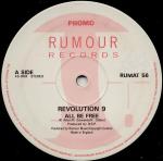Revolution 9  - All Be Free - Rumour Records - UK House