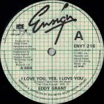 Eddy Grant - I Love You, Yes, I Love You - Ensign - Reggae
