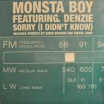 Monsta Boy & Denzie - Sorry (I Didn't Know) - Locked On - UK Garage