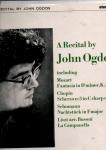 John Ogdon - A Recital By John Ogdon - His Master's Voice - Classical