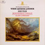 Richard Strauss, Montserrat Caballé, Alain Lombard & Orchestre Philharmonique De Strasbourg  - Vier Letzte Lieder / Don Juan - Erato - Classical