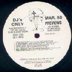 Various - March 88 Previews - DMC - UK House